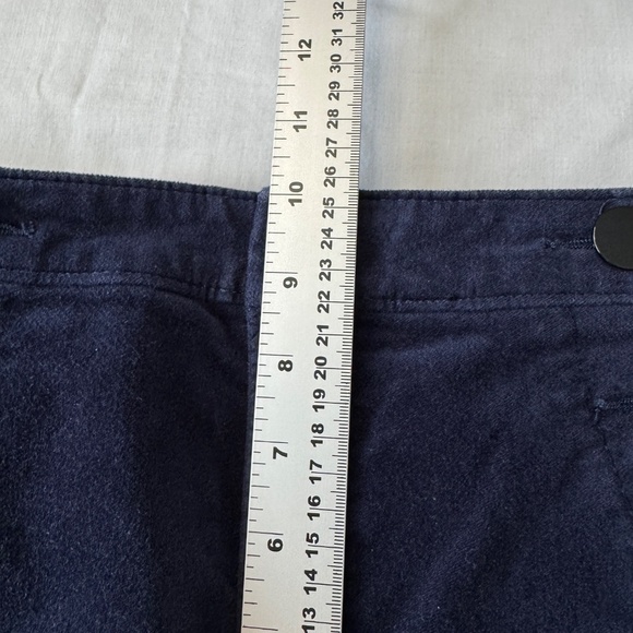 LOFT Women's Velvet Mariner Skinny‎ Pants Deep Space Blue Size 25 Stretch Ankle - Picture 11 of 13